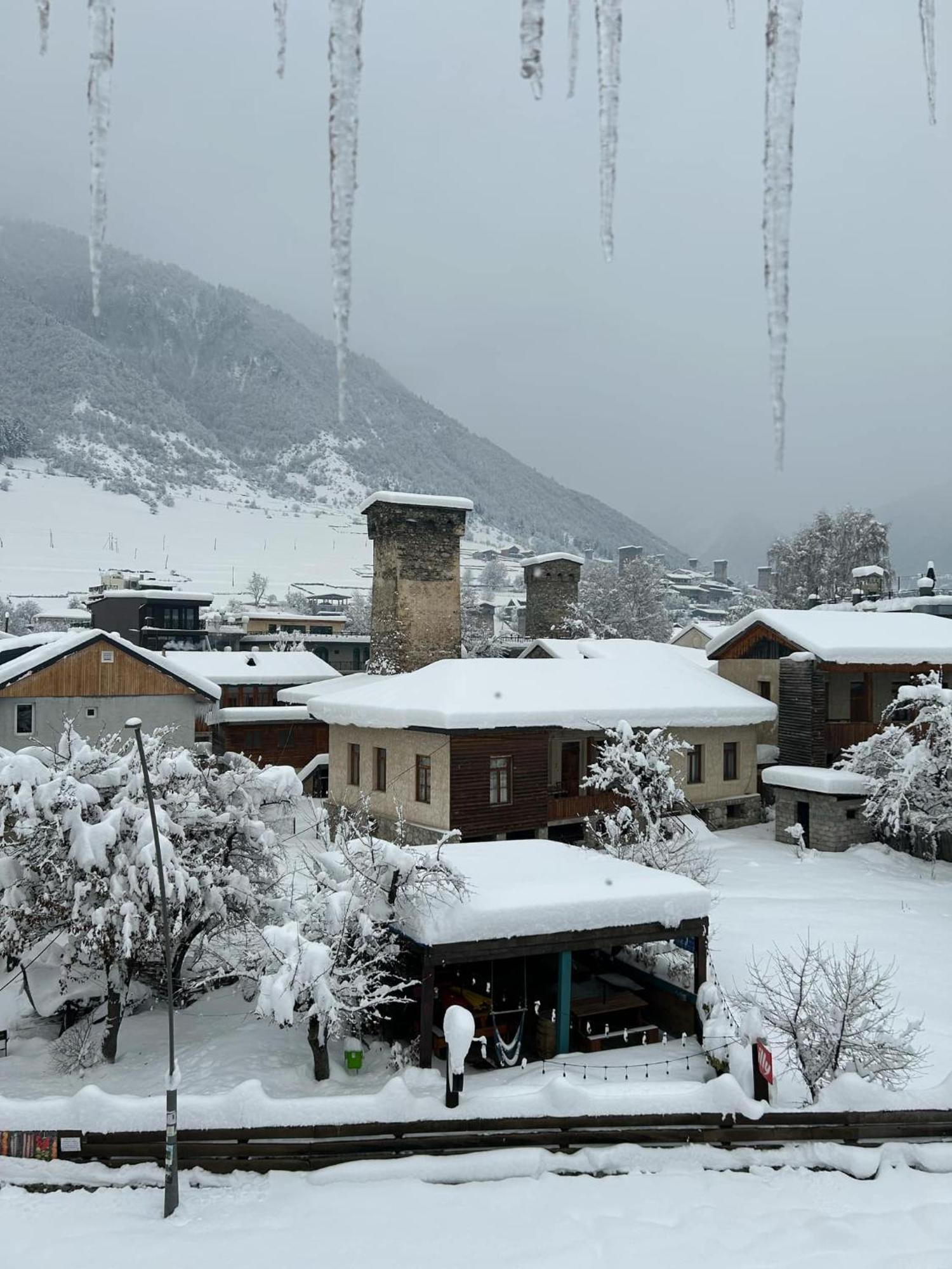 Hotel Svanseti メスティア エクステリア 写真